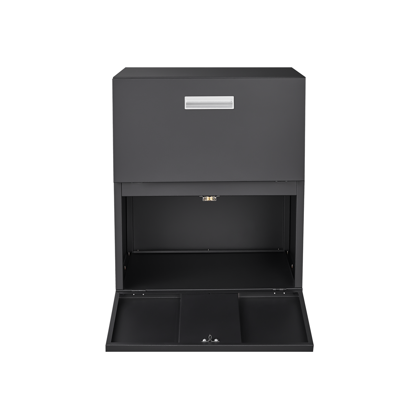 Office furniture Copier Cabinet black 2 door steel copier stand mobile pedestal file Printer Stand