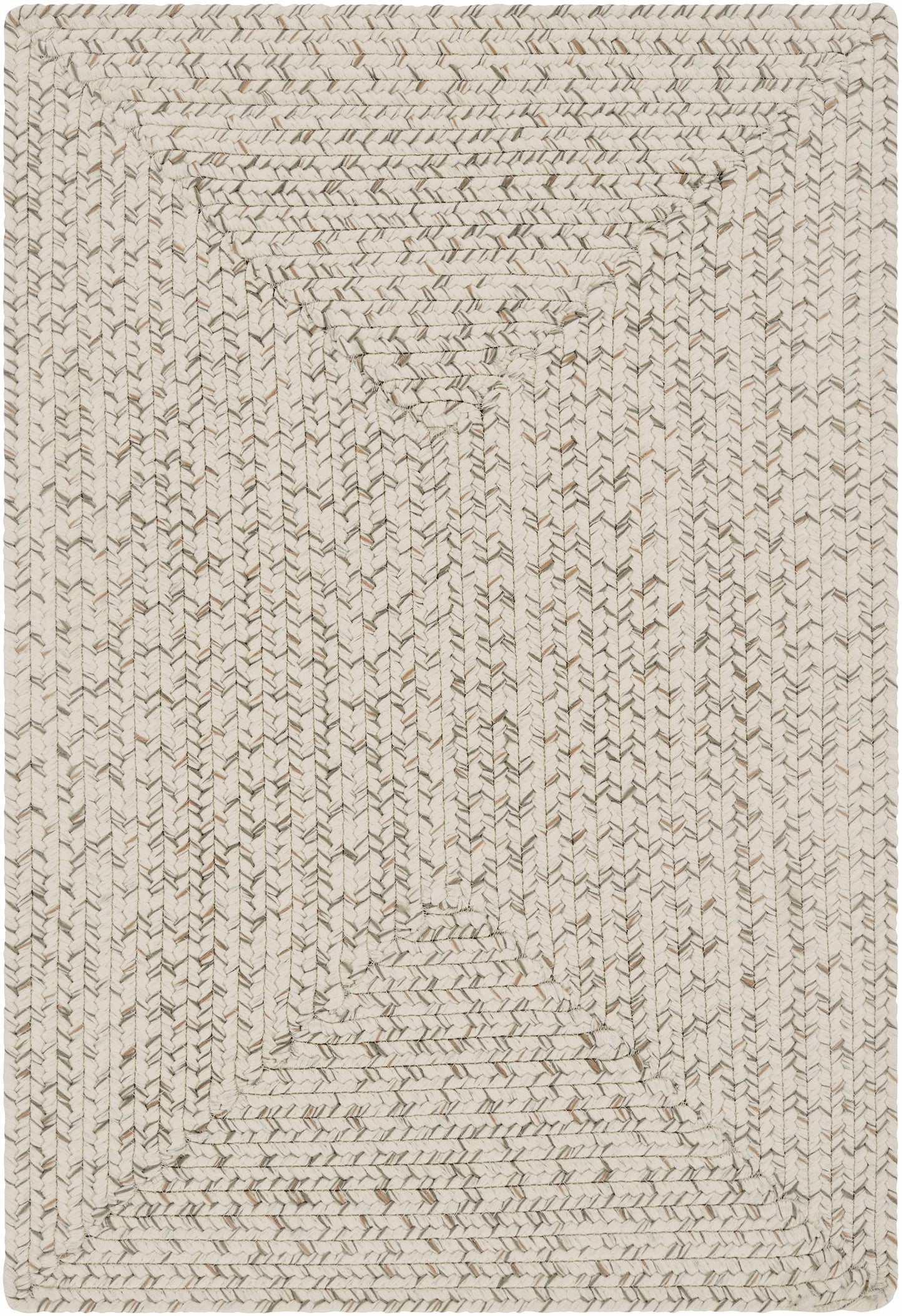 Beige Braided Faux Jute Outdoor Rug