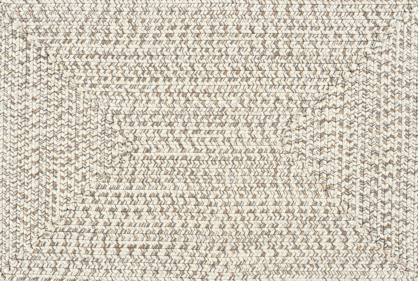 Beige Braided Faux Jute Outdoor Rug