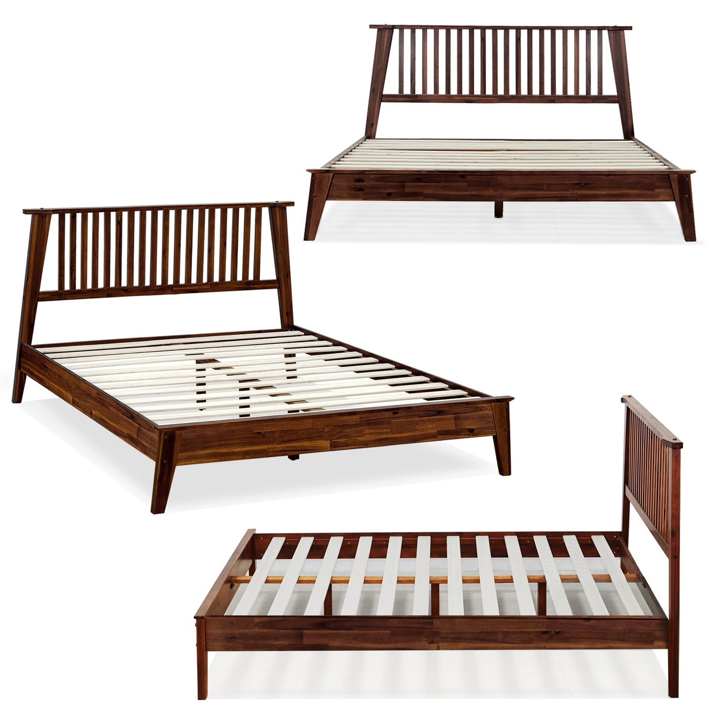 Kaylin Solid Wood Bed Frame