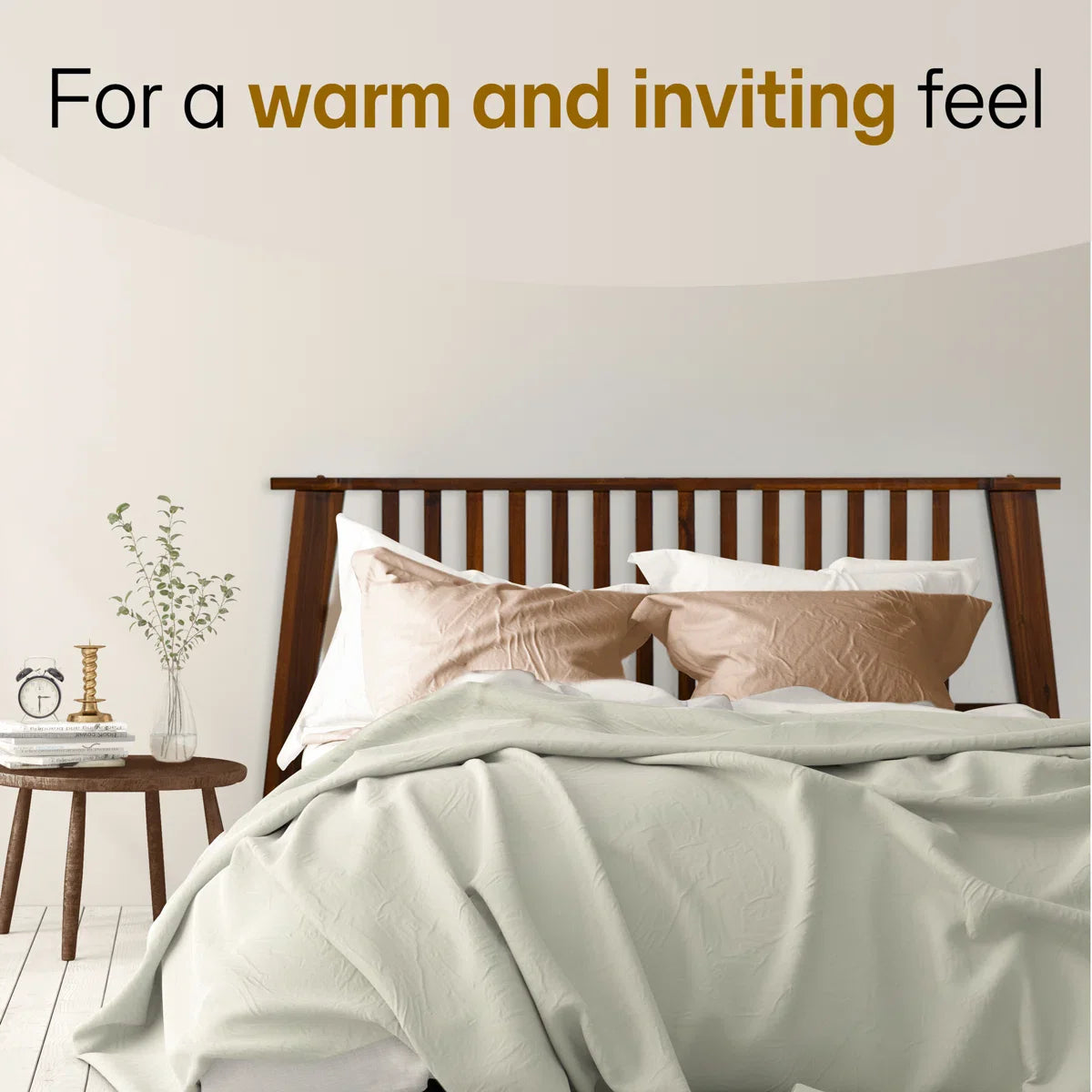 Kaylin Solid Wood Bed Frame