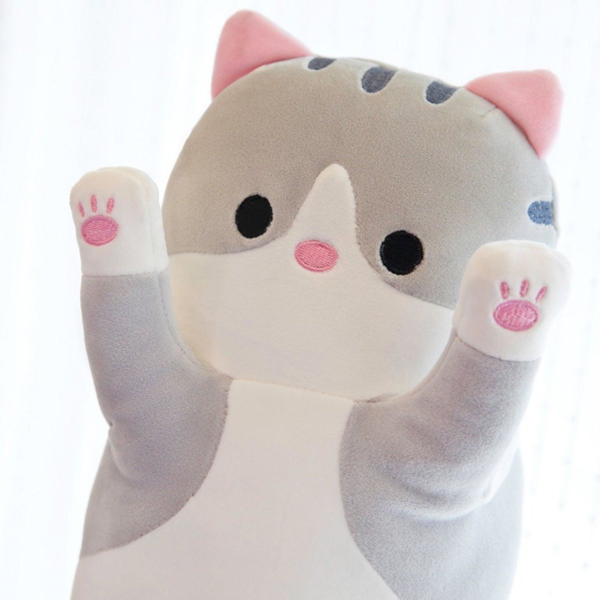 Long Cat Plush Pillow – 26" Soft Cuddly Gift for Kids