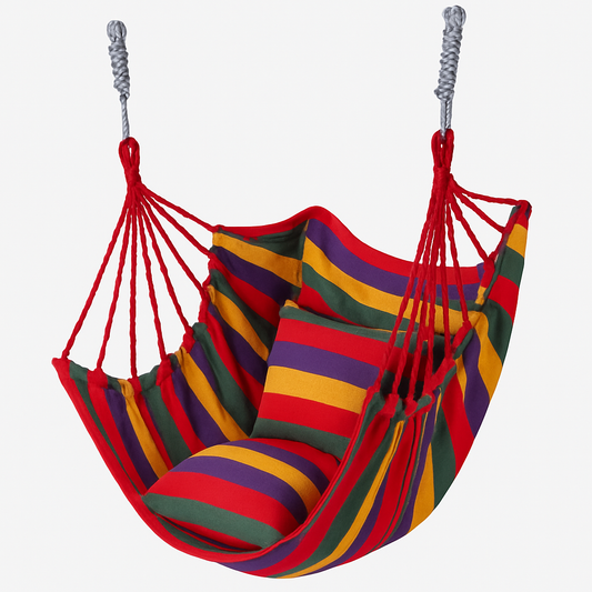 Hammock Hanging Chair Canvas Porch Swing for Patio